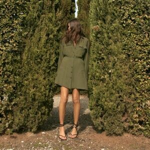 ZARA MINI SHIRTDRESS SIZE M - NWT